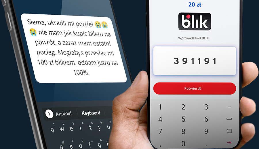 Oszustwa na BLIK – praktyczne informacje.